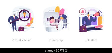 Job proposal abstract concept vector illustrations. Stock Vector