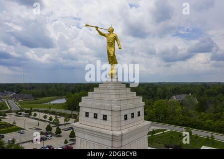 Indianapolis Mormon Temple Stock Photo