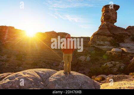 Hike in Utah Stock Photo