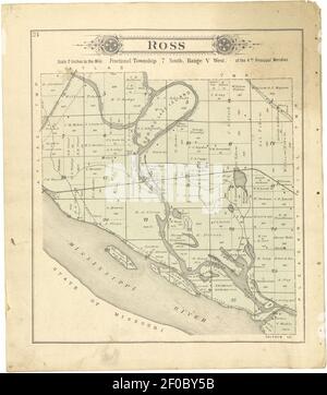 Plat book of Pike County, Illinois Stock Photo