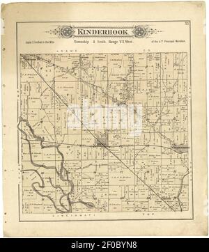 Plat book of Pike County, Illinois Stock Photo