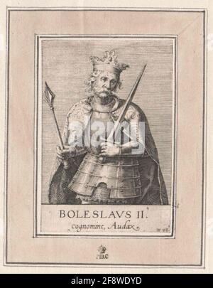 Boleslaw II, King of Poland. Stock Photo