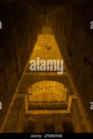 Ancient cistern at Dara, Mardin, Turkey Stock Photo