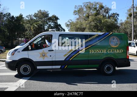 Florida Orange County Corrections Vehicle January 18, 2021. Stock Photo