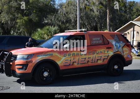 Florida Orange County Sheriff Vehicle January 18, 2021. Stock Photo