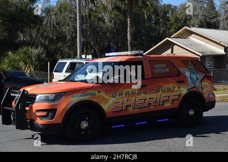 Florida Orange County Sheriff Vehicle January 18, 2021. Stock Photo