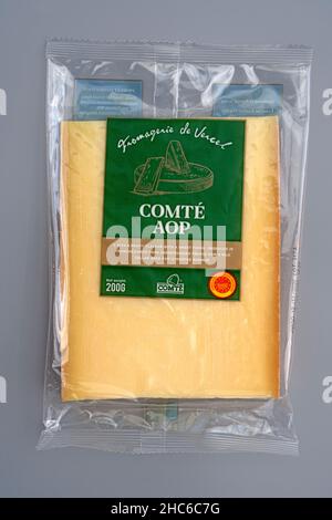 Comte Aop cheese Stock Photo