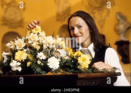 Lady Penelope Cobham at Hagley Hall 1989 Stock Photo