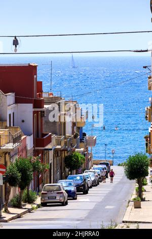 Portopalo di Capo Passero, Sicily, Italy Stock Photo