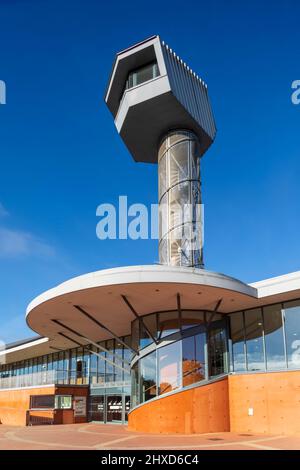 England, Dorset, Bovington Camp, Exterior View of The Tank Museum Entrance Stock Photo