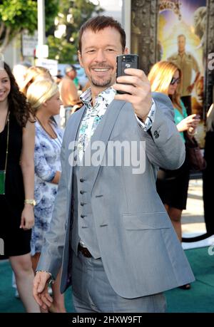 Donnie Wahlberg at the 'Zookeeper' Premiere held at the Regency Village Theatre in Los Angeles. Stock Photo