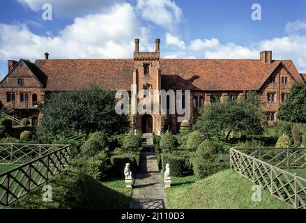 Hatfield House, Old Palace, Ostseite Stock Photo