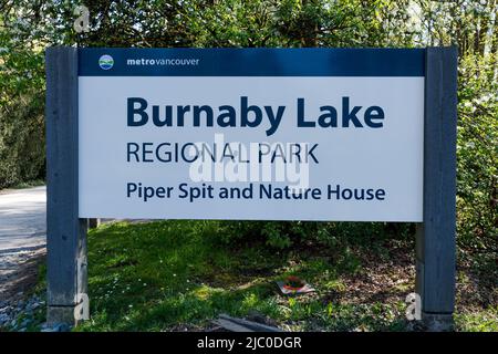 Burnaby Lake Regional Park. Burnaby, British Columbia, Canada. Stock Photo