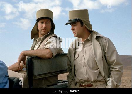 CHASE,AYKROYD, SPIES LIKE US, 1985, Stock Photo