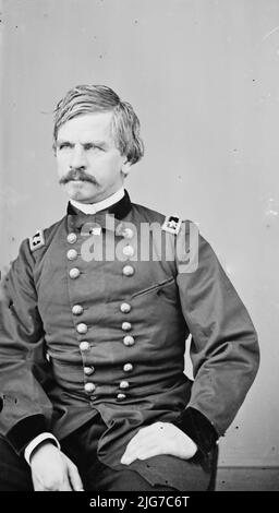 Gen. N.P. Banks, between 1855 and 1865. (General in Union Army), between 1865 and 1880. [Speaker of the United States House of Representatives and Governor of Massachusetts]. Stock Photo