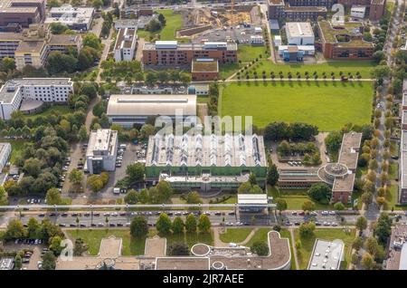 Aerial view of the TZDO - TechnologieZentrumDortmund GmbH, Dortmund University of Technology Campus North with the Technology Center and EMC Test NRW Stock Photo