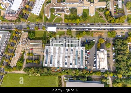 Aerial view of the TZDO - TechnologieZentrumDortmund GmbH, Dortmund University of Technology Campus North with the Technology Center and EMC Test NRW Stock Photo