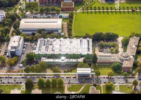 Aerial view of the TZDO - TechnologieZentrumDortmund GmbH, Dortmund University of Technology Campus North with the Technology Center and EMC Test NRW Stock Photo