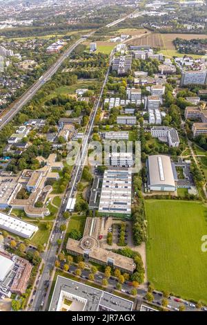 Aerial view of the TZDO - TechnologieZentrumDortmund GmbH, Dortmund University of Technology Campus North with the Technology Center and EMC Test NRW Stock Photo