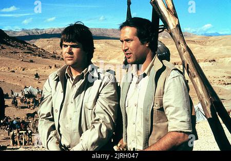 DAN AYKROYD, CHEVY CHASE, SPIES LIKE US, 1985 Stock Photo