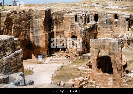 Dara historical ancient fortress city. Mesopotamia Ruins. Mardin ,Turkey Stock Photo