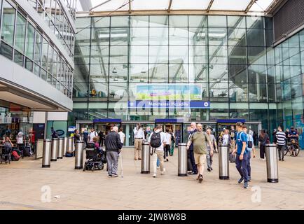 Manchester Piccadilly station - the main railway station - MANCHESTER, UK - AUGUST 15, 2022 Stock Photo