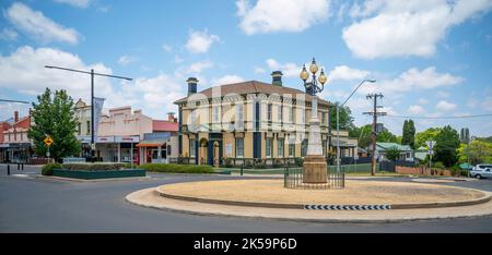 The old ANZ Bank building in Glen Innes, new south wales, australia Stock Photo