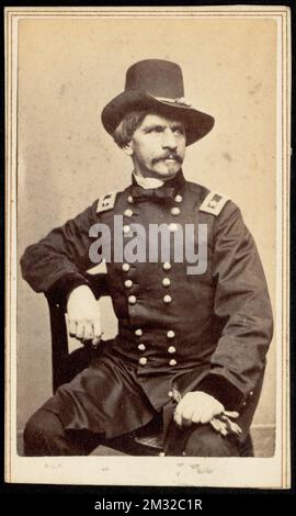 Gen Banks , Military officers, Banks, Nathaniel Prentiss, 1816-1894, Carte de Visite Collection Stock Photo