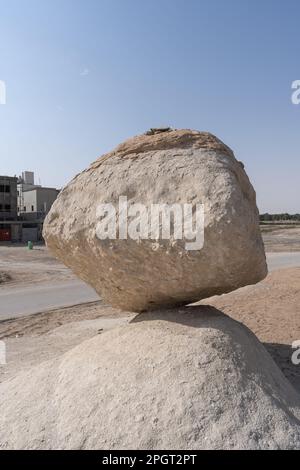 Floating rock in Al Hasa, Al Hofuf Saudi Arabia Stock Photo