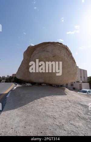 Floating rock in Al Hasa, Al Hofuf Saudi Arabia Stock Photo