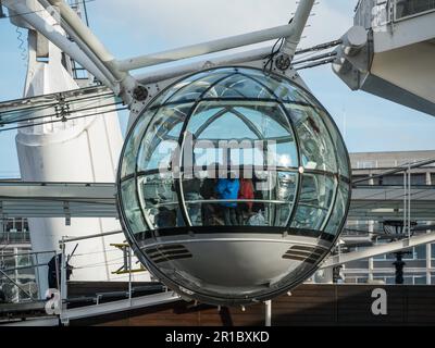 Close-up London Eye Stock Photo