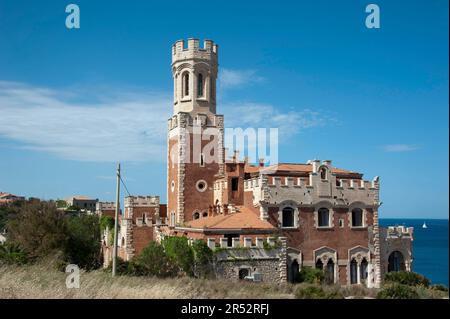 Tafuri Castle, Cape, Portopalo di Capo Passero, Syracuse Province, Sicily, Italy Stock Photo