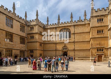 The Bodleian Weston Library, part of Oxford University. Stock Photo