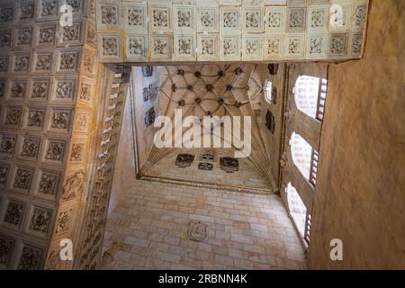 Soto Staircase at San Esteban Convent Interior - Salamanca, Spain Stock Photo