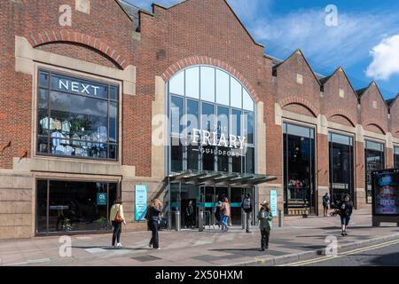 The Friary indoor shopping mall shopping centre, Guildford town centre shops, England, UK Stock Photo