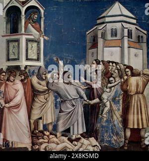 Giotto di Bondone - No. 21 Scenes from the Life of Christ - 5. Massacre of the Innocents Stock Photo