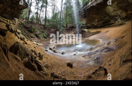 Ash Cave, Hocking Hills State Park, Ohio Stock Photo