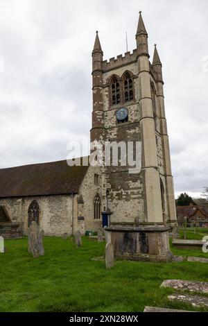 St Andrew's Church, Farnham, Surrey, England. Stock Photo