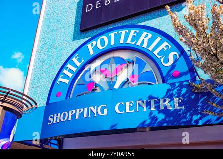 The potteries shopping centre in Hanley Centre, Stoke on Trent, UK Stock Photo