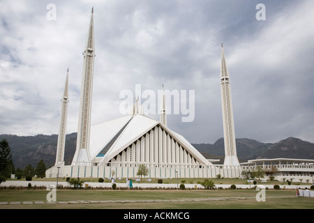 Shah Faisal mosque in Islamabad, Pakistan Stock Photo