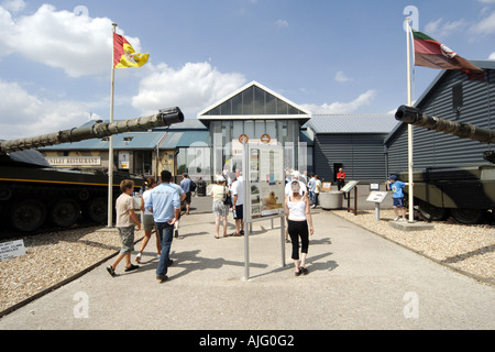 The entrance to the Bovington tank Museum Dorset Stock Photo