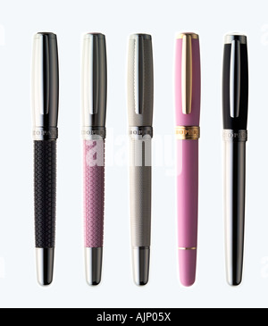 Collection of Chopard Pens Stock Photo