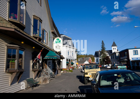 Downtown Greenville Maine USA Stock Photo