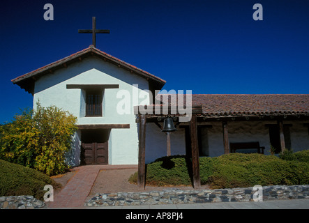 original Mission bell, Mission San Francisco Solano, Mission San Francisco Solano de Sonoma, city of Sonoma, Sonoma, California Stock Photo