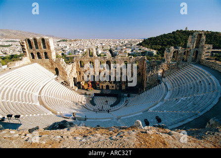 Theatre of Herodes Atticus, The Acropolis, Athens, Greece, Europe Stock Photo