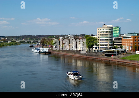 Arnhem Gelderland  river Nederrijn Netherlands Stock Photo