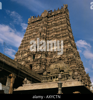 The Great Temple, Madurai, Tamil Nadu state, India, Asia Stock Photo