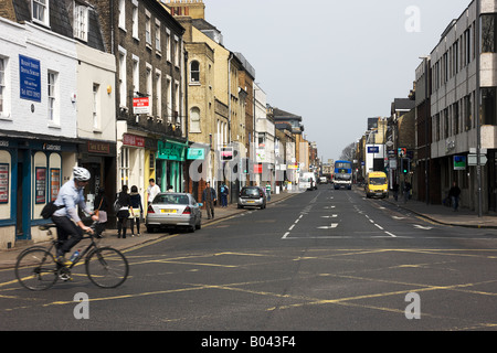 End of Regent Street. Cambridge. Stock Photo