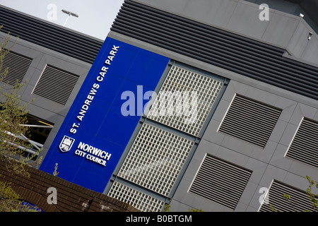 St Andrews Car Park - Norwich Stock Photo