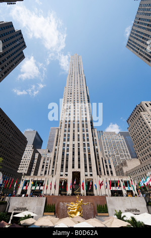 Rockefeller Center, Midtown Manhattan, New York City Stock Photo